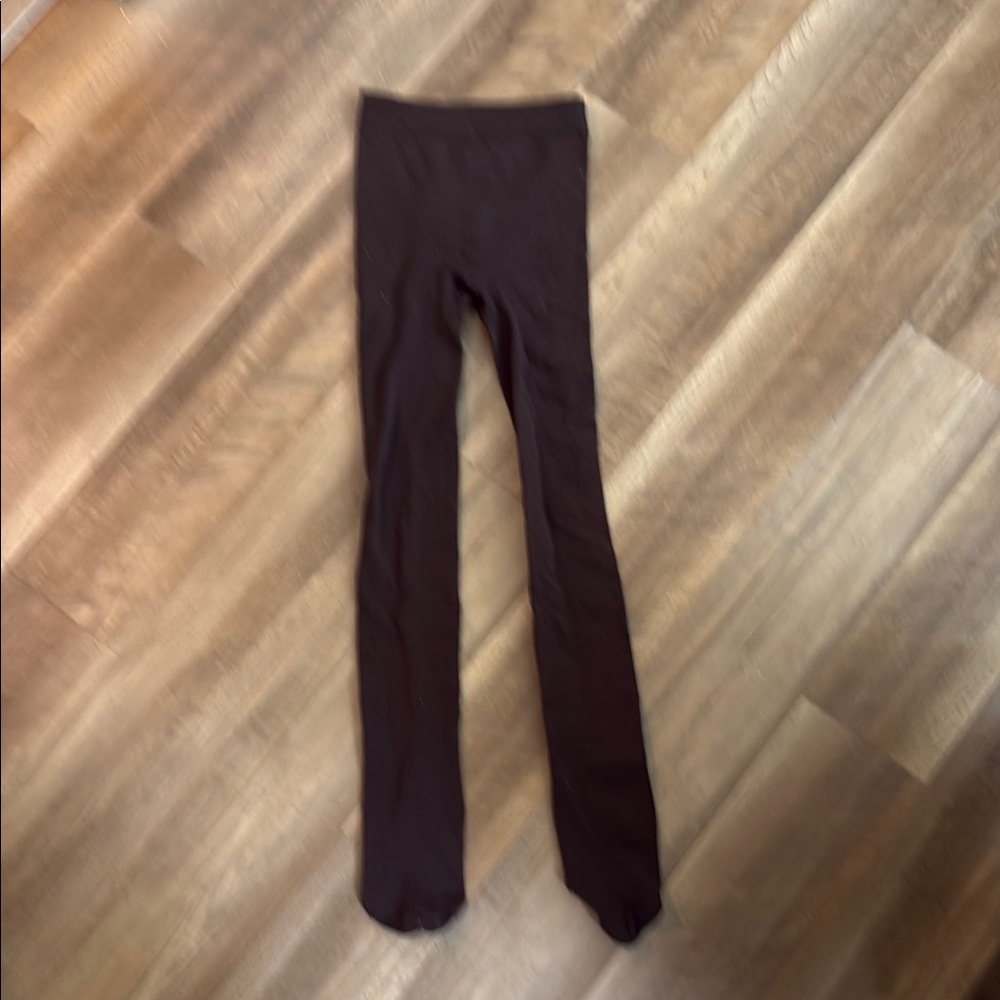 Brown Hosiery Socks with Smooth Matte Finish